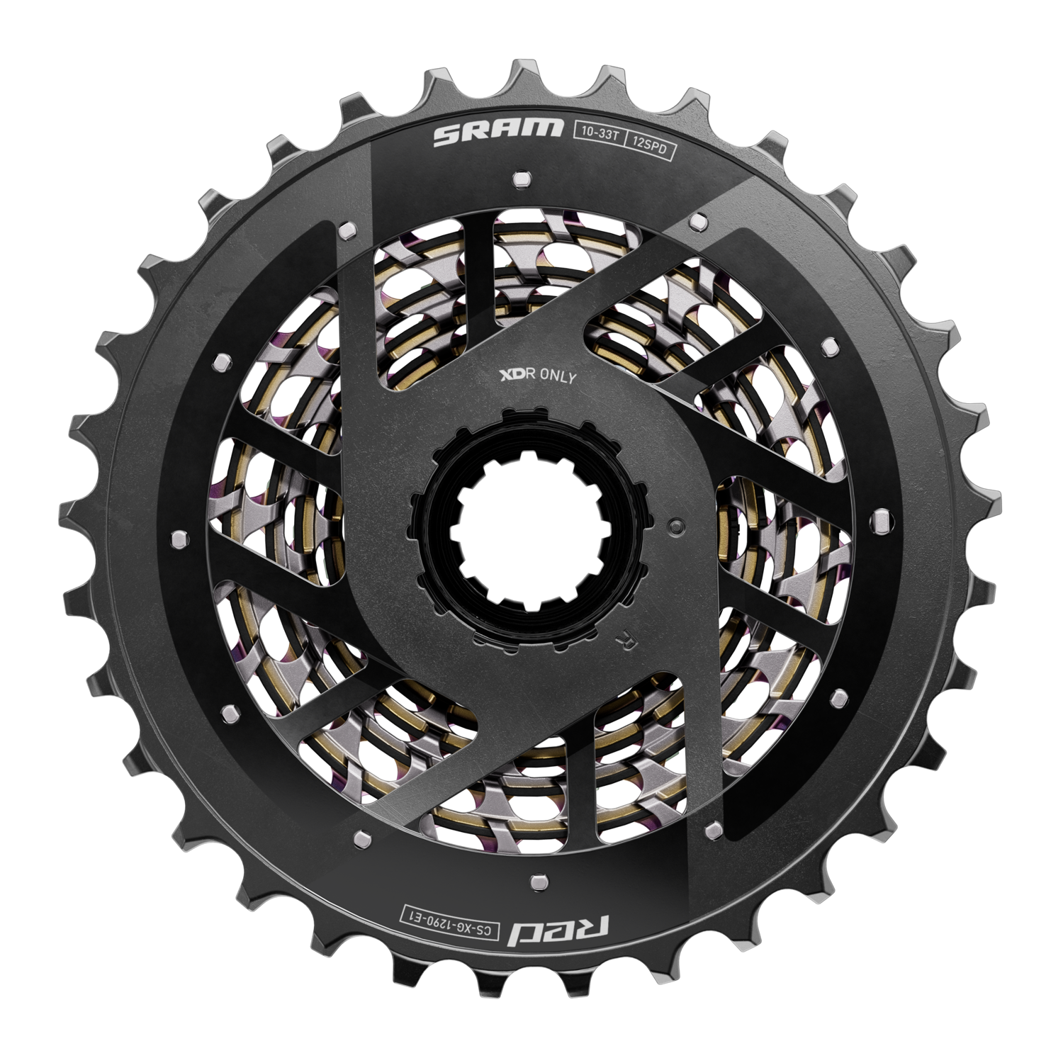 SRAM CS XG1290 E1 10-36 RAINBOW Cassette XG-1290 E1 Rainbow 12 Speed 10-36