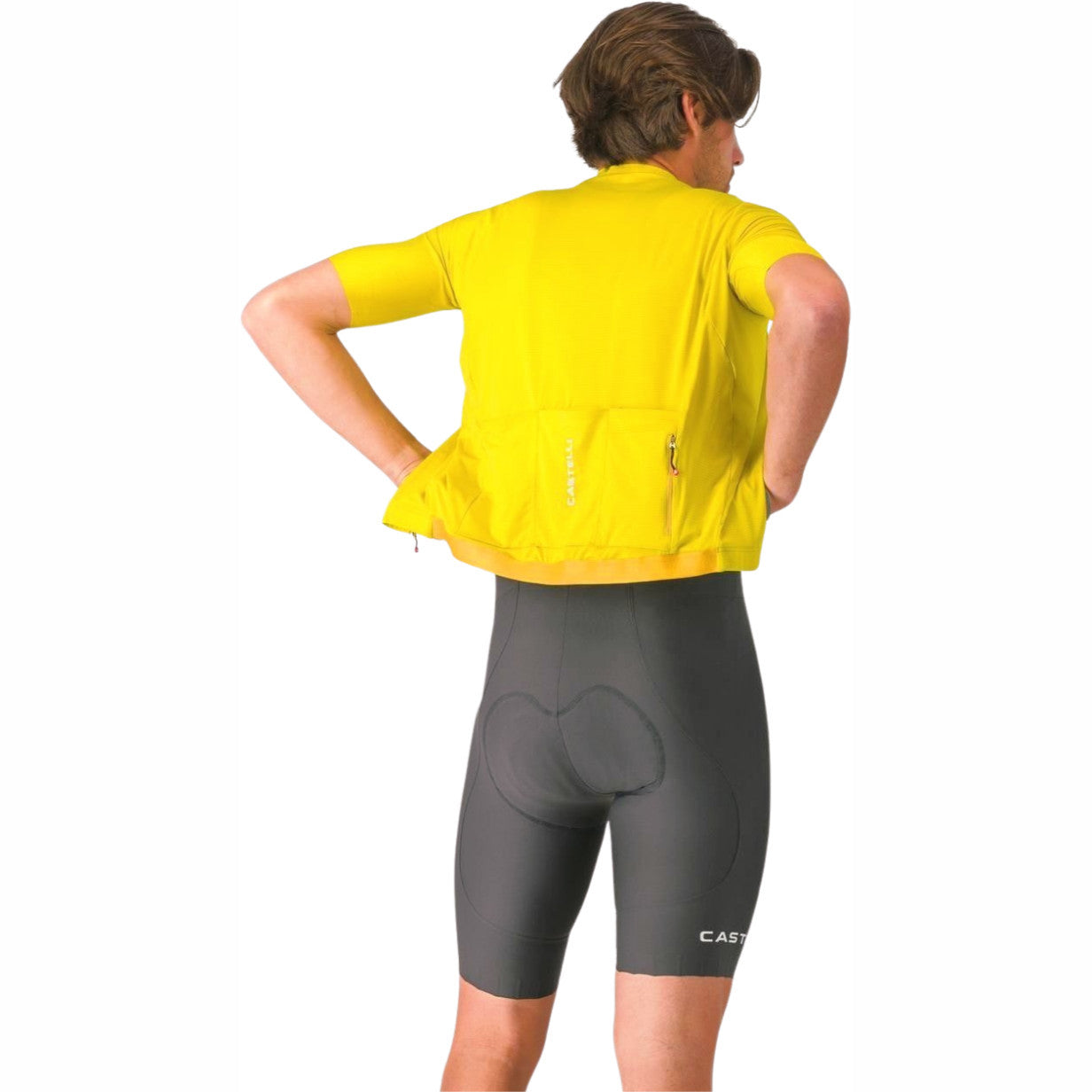 CASTELLI ESPRESSO 2 BIBSHORT DARK GRAY Size M