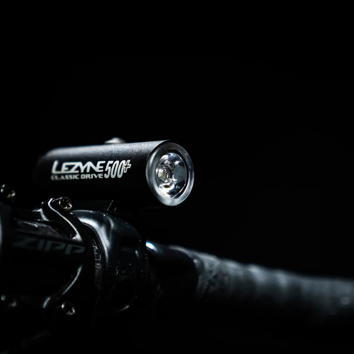 Lezyne CLASSIC DRIVE 500+ FRONT 500 LUMEN USB-C RECHRARGEABLE FRNT LIGHT,RUBBER STRAP