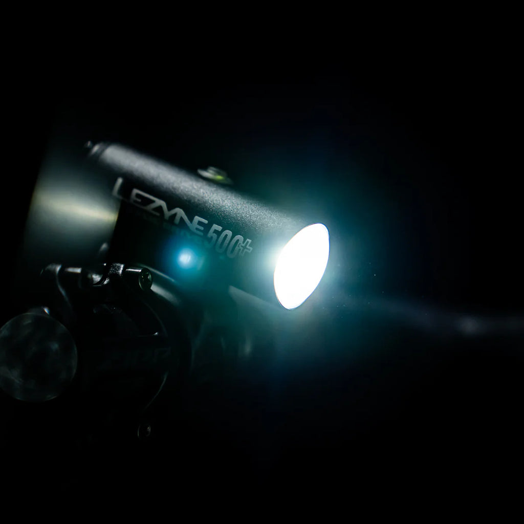 Lezyne CLASSIC DRIVE 500+ FRONT 500 LUMEN USB-C RECHRARGEABLE FRNT LIGHT,RUBBER STRAP