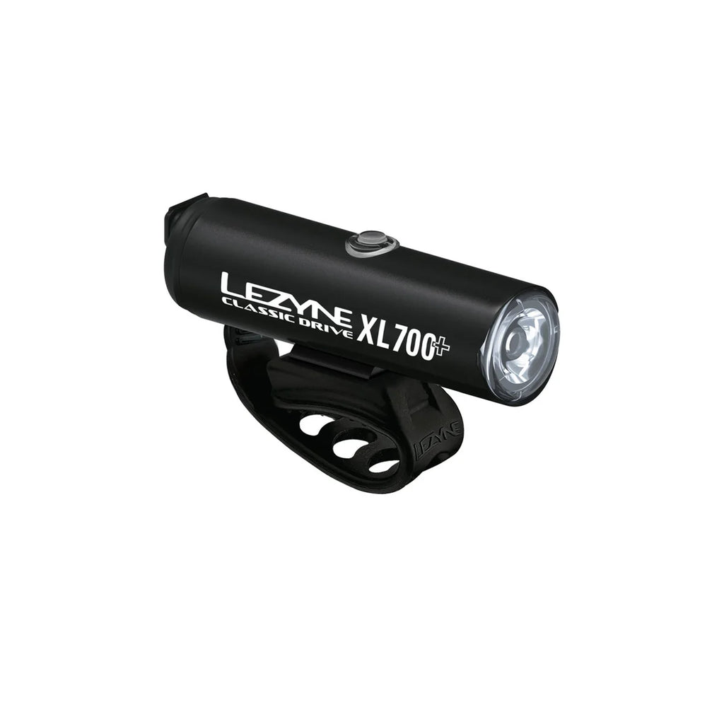 Lezyne CLASSIC DRIVE XL 700+ FRONT 700 LUMEN USB-C RECHRARGEABLE FRNT LIGHT,RUBBER STRAP