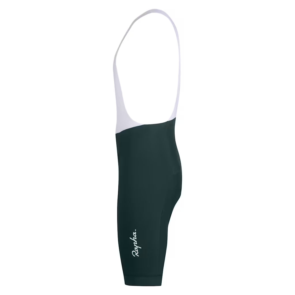 Rapha Men's Core Bib Shorts Forest Green/White Size: S