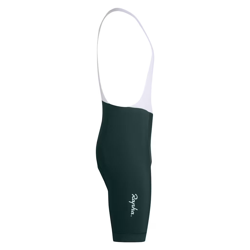 Rapha Men's Core Bib Shorts Forest Green/White Size: S