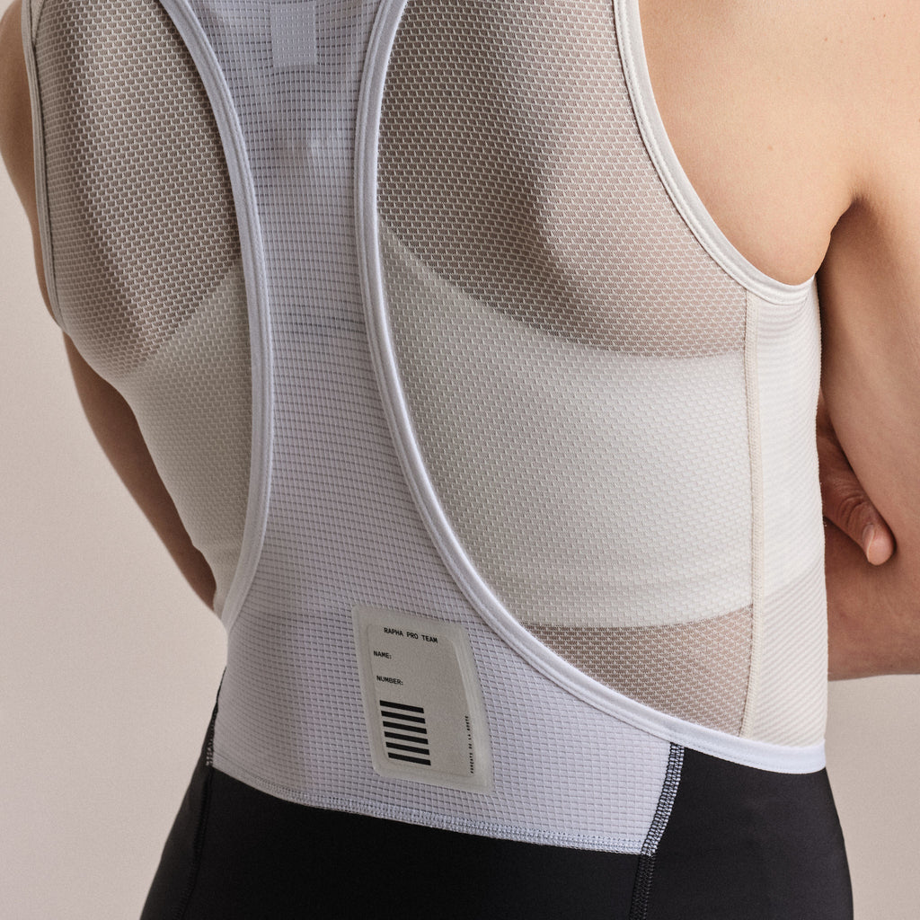 Rapha Women's Pro Team Training Bib Shorts II - Regular Black/White [Rapha:M]