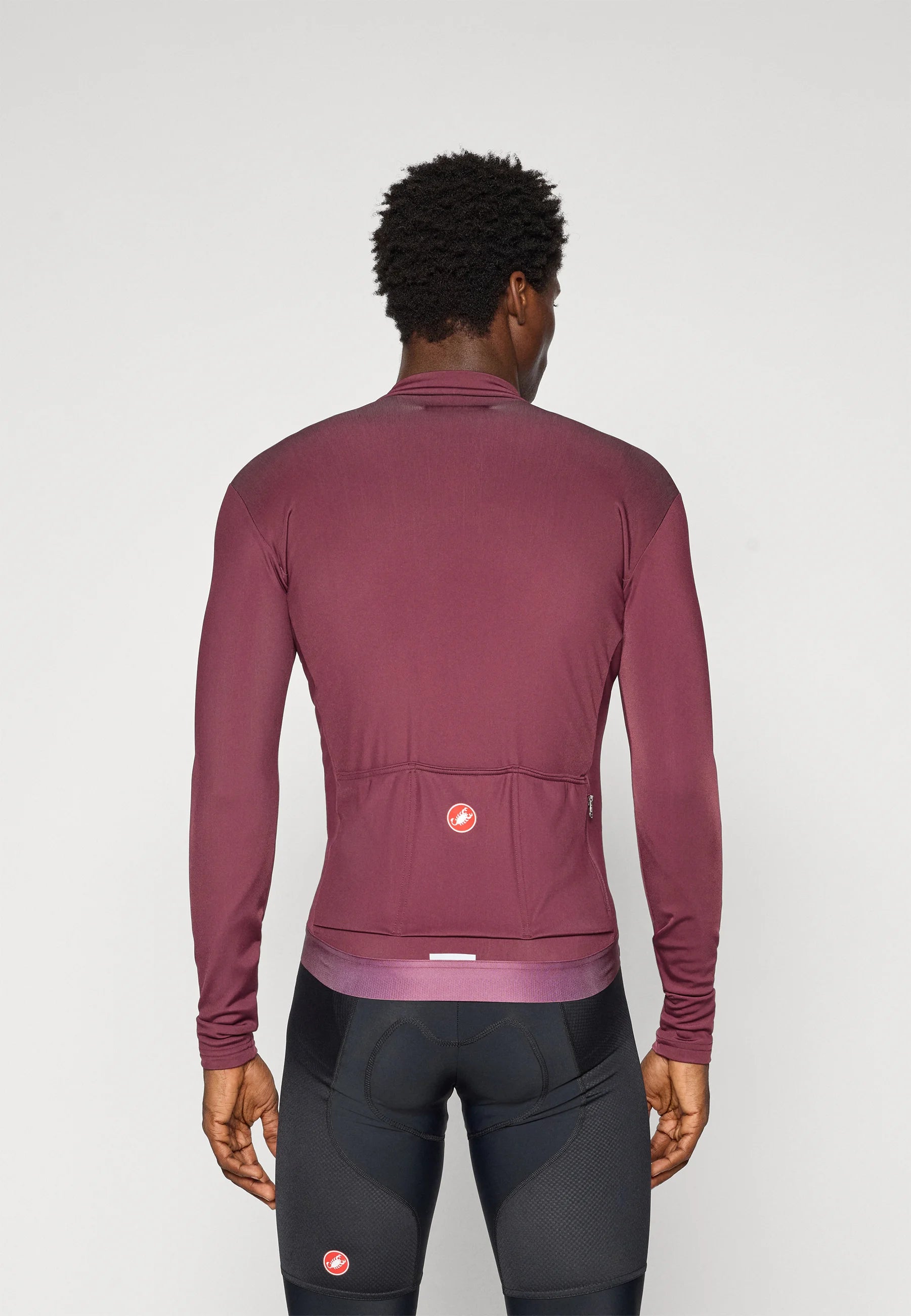 CASTELLI ESPRESSO THERMAL JERSEY DEEP BORDEAUX Size S (Backorder Qty 1)