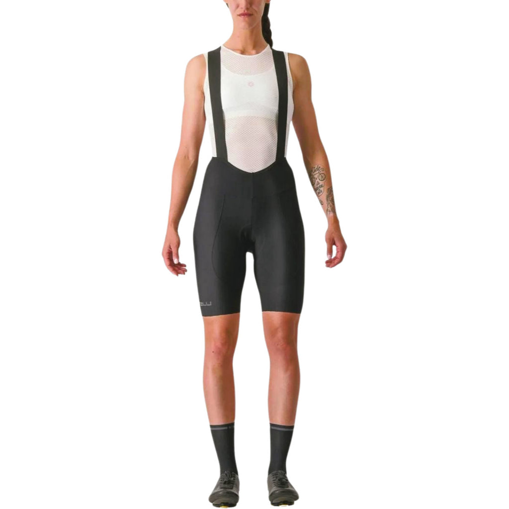 CASTELLI ESPRESSO WOMENS DT BIBSHORT BLACK Size M