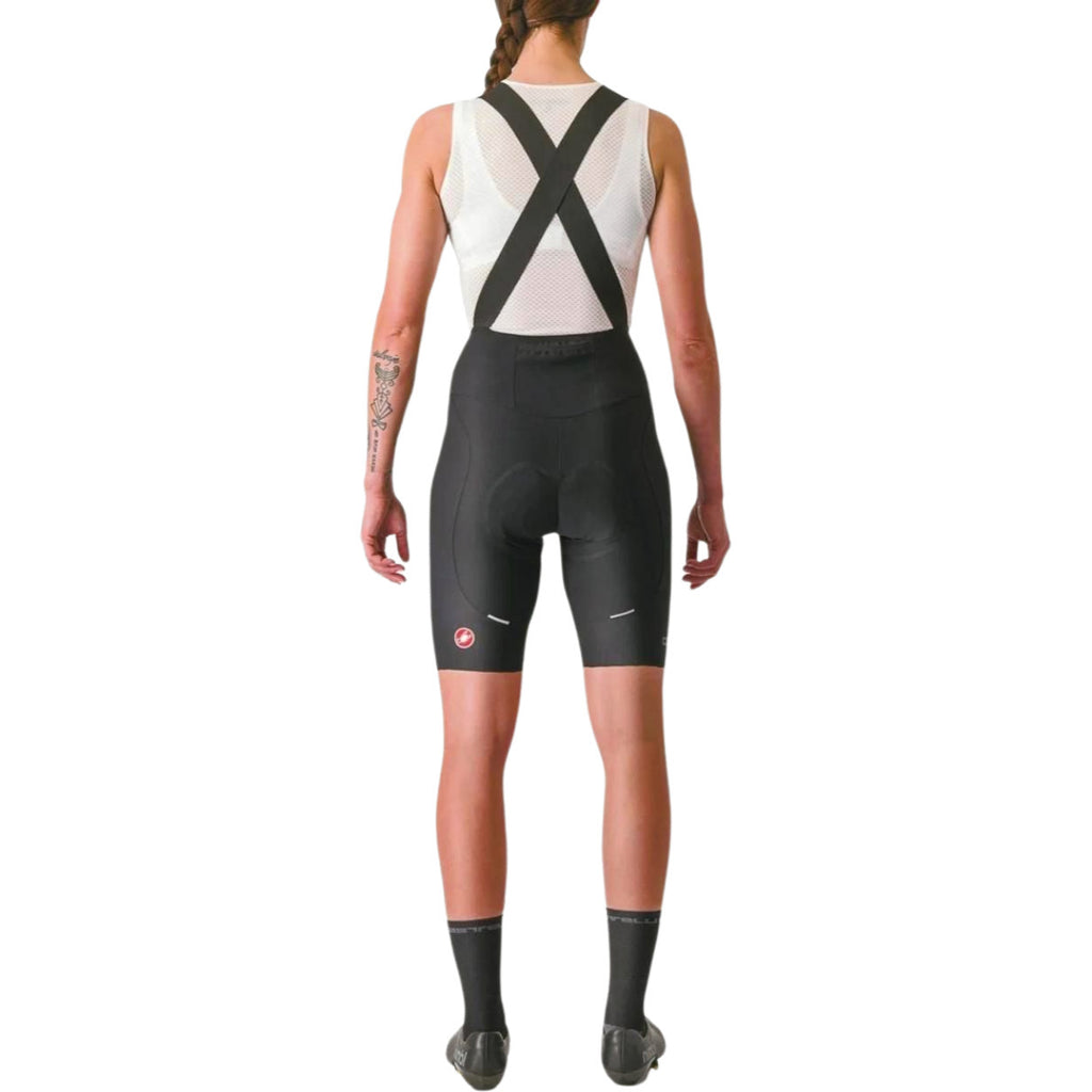 CASTELLI ESPRESSO WOMENS DT BIBSHORT BLACK Size M