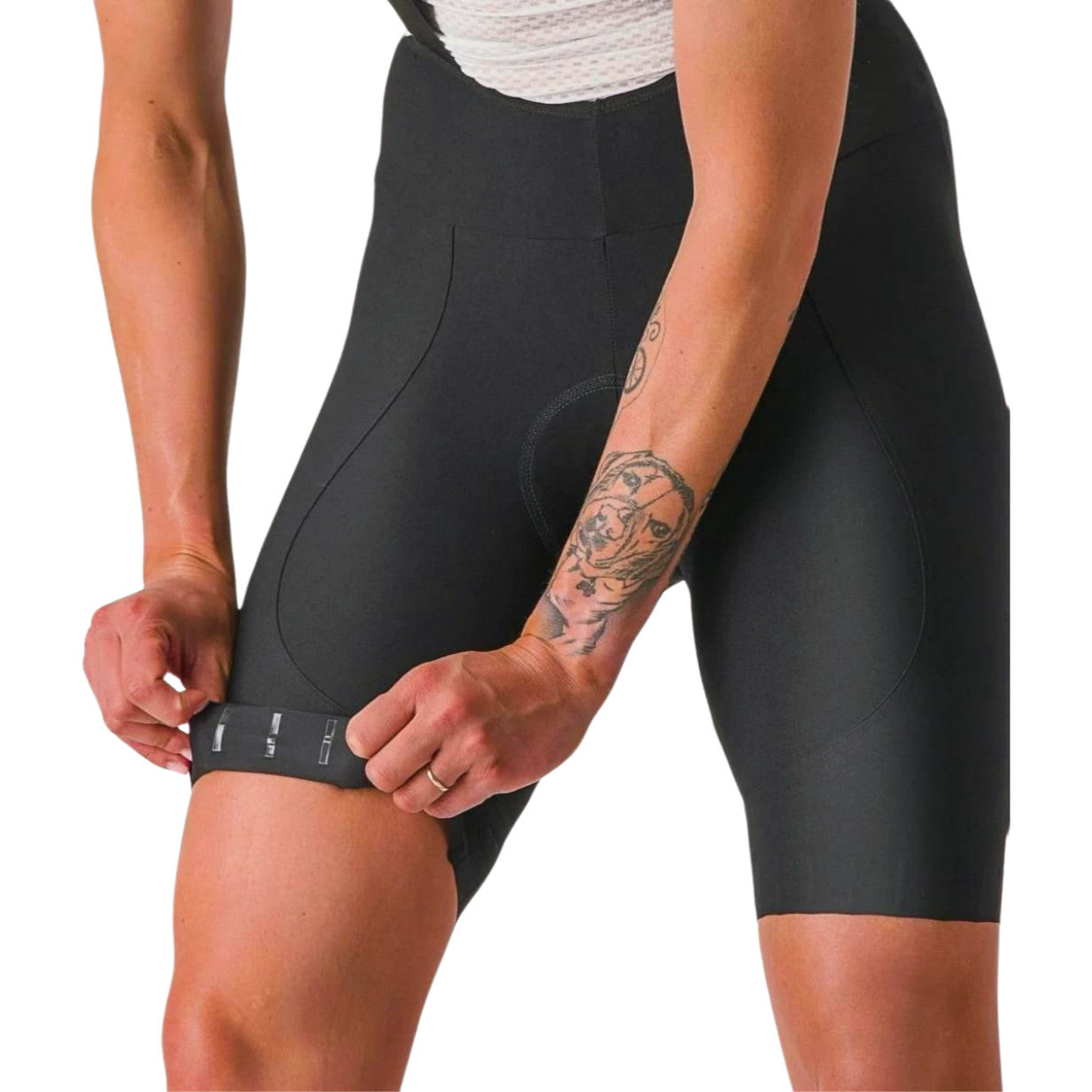 CASTELLI ESPRESSO WOMENS DT BIBSHORT BLACK Size M