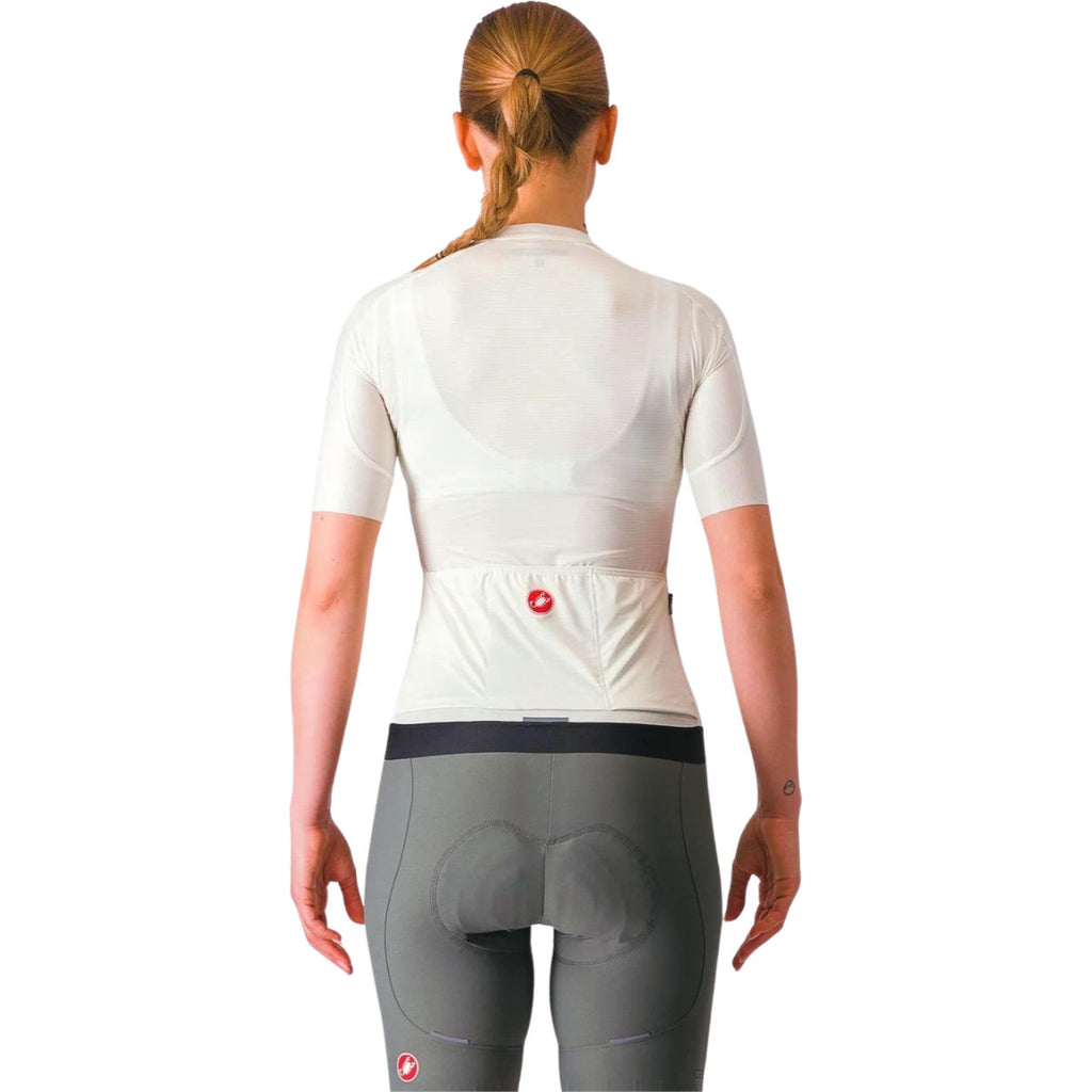 CASTELLI ESPRESSO WOMENS JERSEY IVORY/DARK GRAY Size S