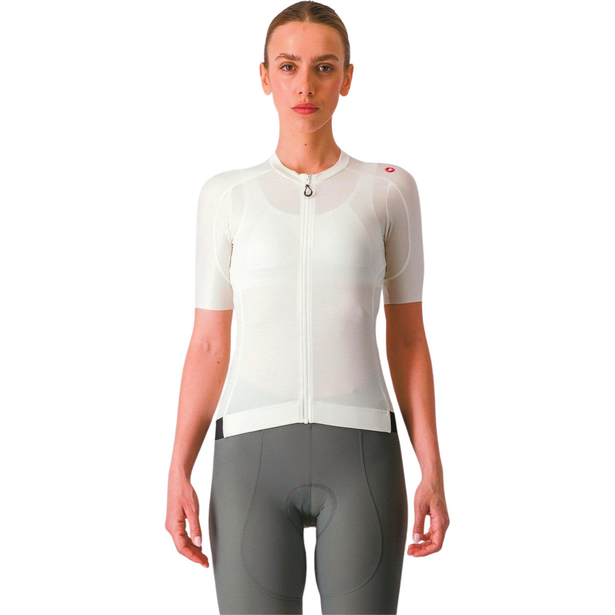 CASTELLI ESPRESSO WOMENS JERSEY IVORY/DARK GRAY Size S