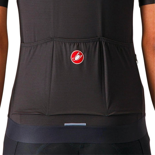 CASTELLI ESPRESSO WOMENS JERSEY LIGHT BLACK Size M