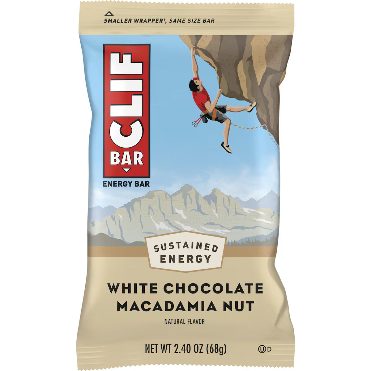 CLIF BAR WHT CHOCOLATE MACADAMIA 68G