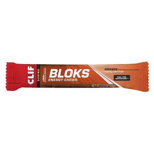 CLIF SHOT BLOKS ORANGE 60G 25mg