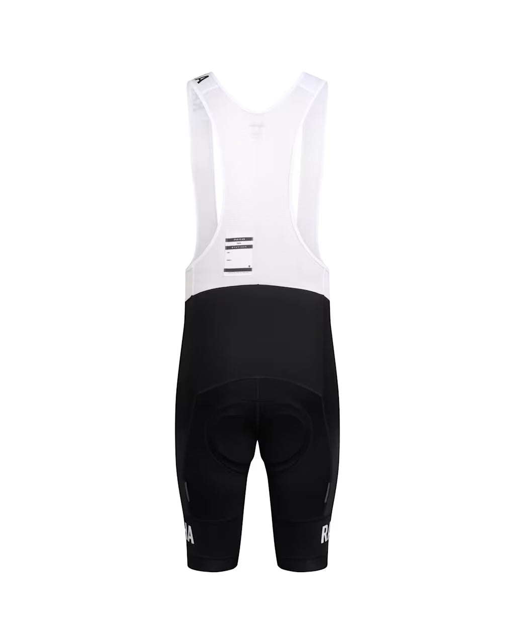 Men's Pro Team Training Bib Shorts Black/White Size Medium