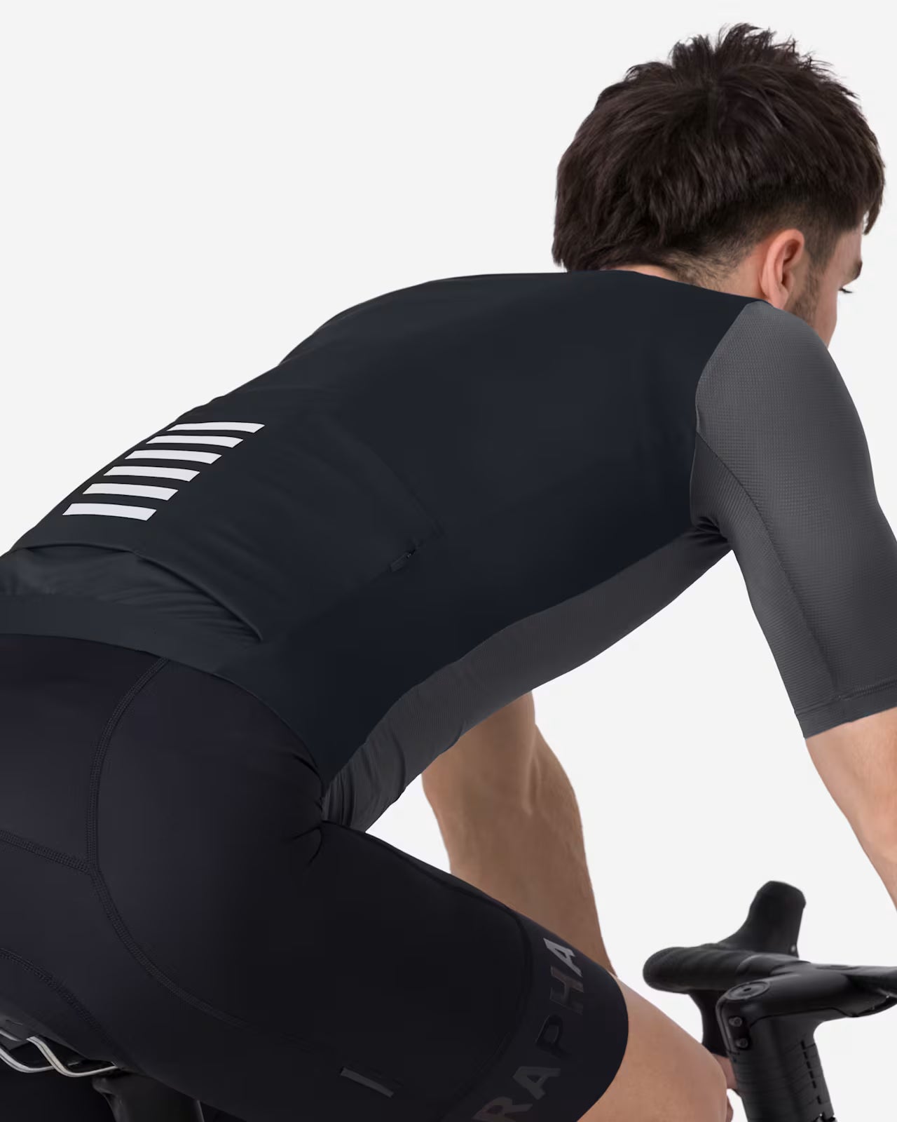 Rapha Men's Pro Team Training Jersey Grey/Black [Rapha:L]