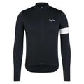Rapha Men's Core Thermal Long Sleeve Jersey Black/White [Rapha:M]