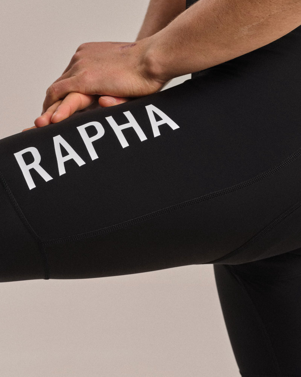 Rapha Men's Pro Team Training Bib Shorts II - Regular Black/White [Rapha:L]