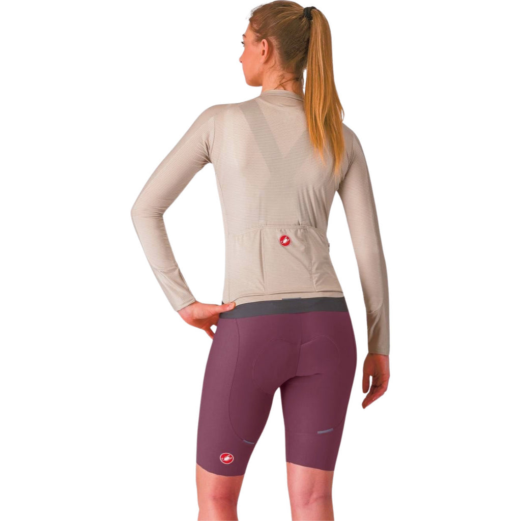 CASTELLI ESPRESSO WOMENS DT BIBSHORT DEEP PURPLE Size S