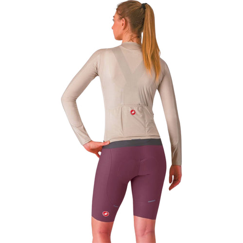 CASTELLI ESPRESSO WOMENS DT BIBSHORT DEEP PURPLE Size S