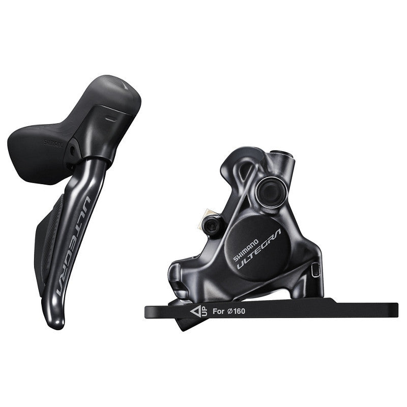 SHIMANO ULTEGRA Brake (Kit) BRR8170KTSTR8170 Right / front Resin with fin Front bracket assembled for 160 mm rotor 1000 (black)