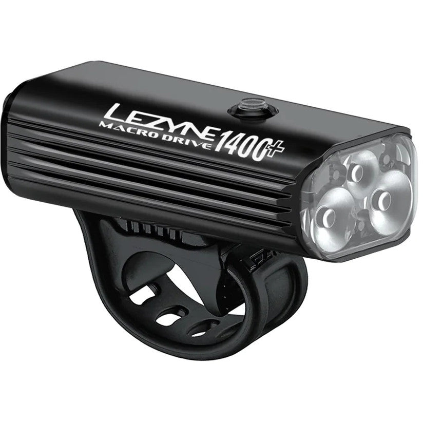 Lezyne MACRO DRIVE 1400+ FRONT 1400 LUMEN USB-C RECHARGEABLE, RUBBER STRAP, Y17