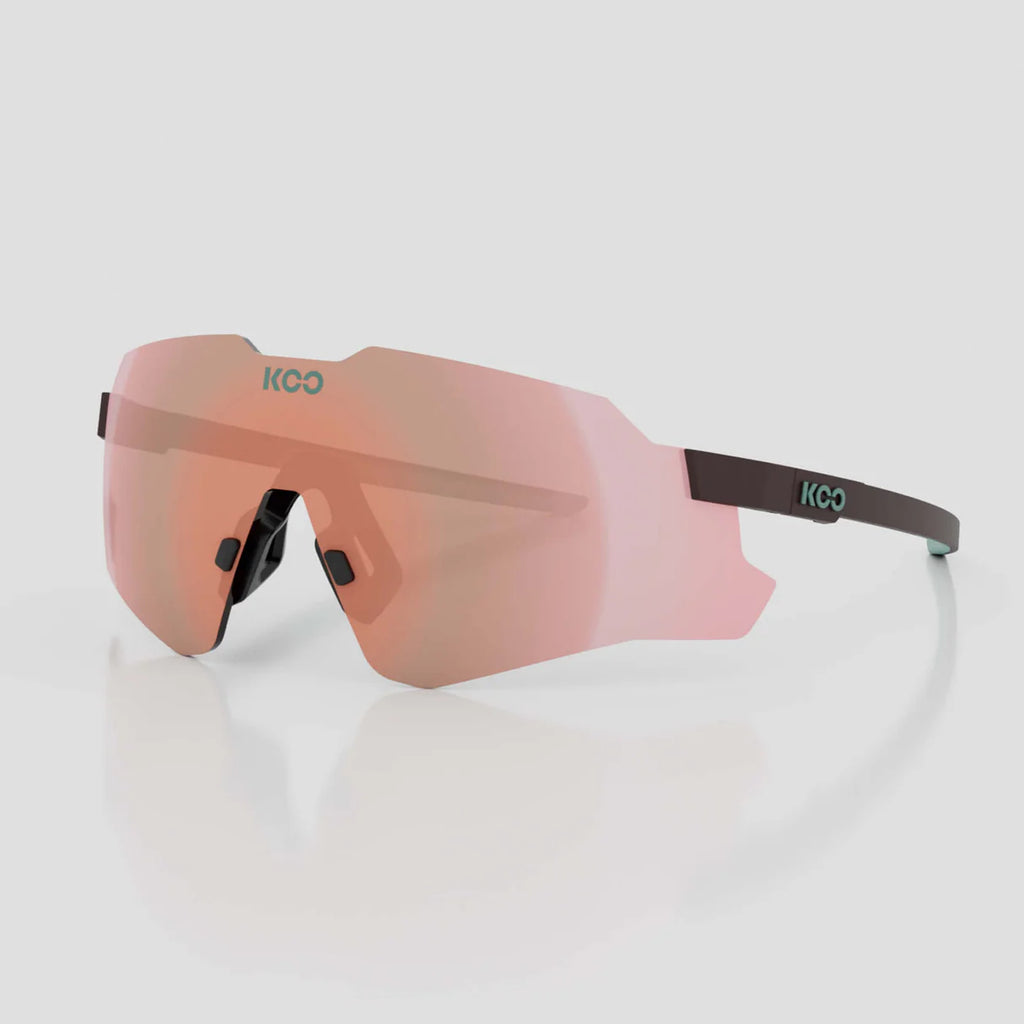 KOO NEBULA Chocolate Matt L.Rose Gold MR Cycling Glasses