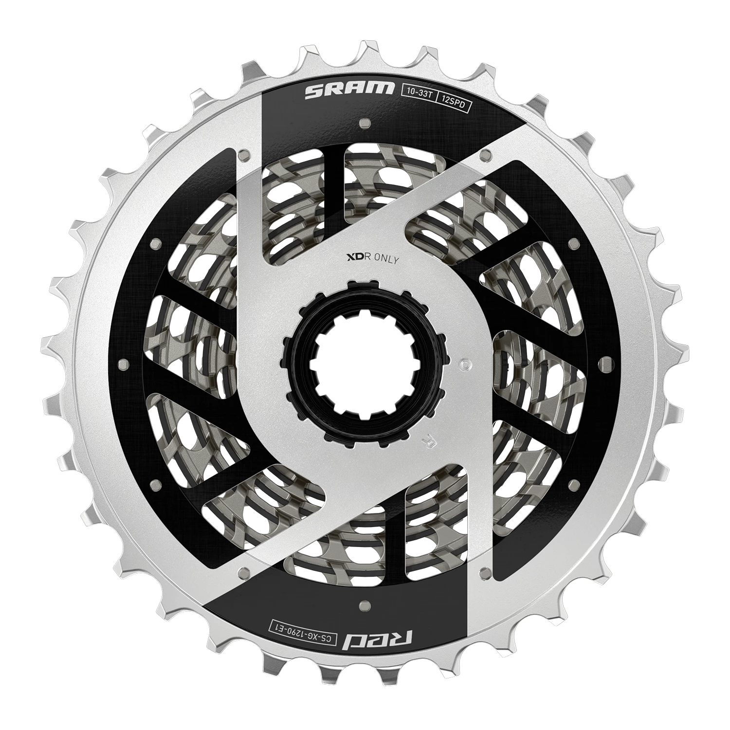 SRAM CS XG1290 E1 10-33 Cassette XG-1290 E1 12 Speed 10-33