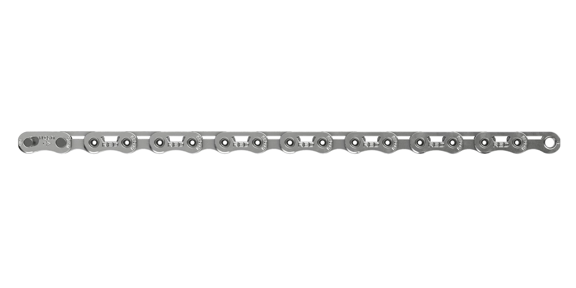 SRAM CN RED E1 126LI W/ PWR.LCK 1PC Chain Red E1 Flattop 126Links w/PowerLock 12 speed