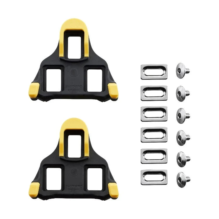 Shimano YELLOW SM-SH11 Cleat set for self-aligning mode (M5 x 8) pair