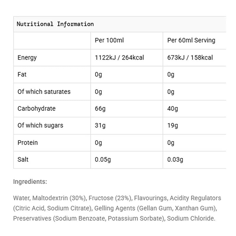 SIS GEL BETA FUEL 60ML ORANGE