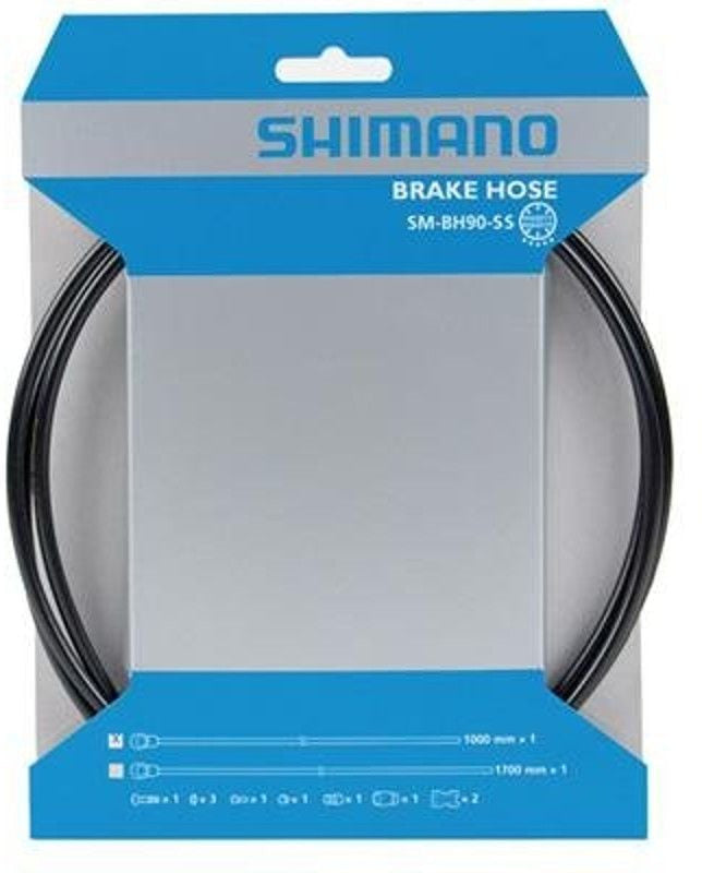 SHIMANO Disc Brake Hose SM-BH90-SS Straight 1700 mm Black