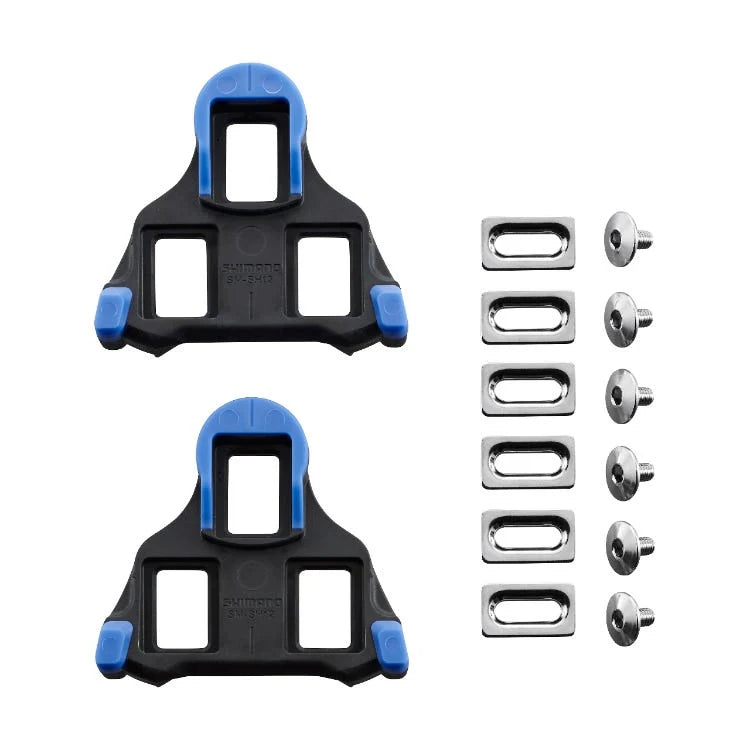 Shimano BLUE SM-SH12 Cleat set for front center pivot (M5 x 8) (pair)